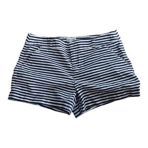 Calvin Klein Striped Shorts Nautical Navy and White Size 14